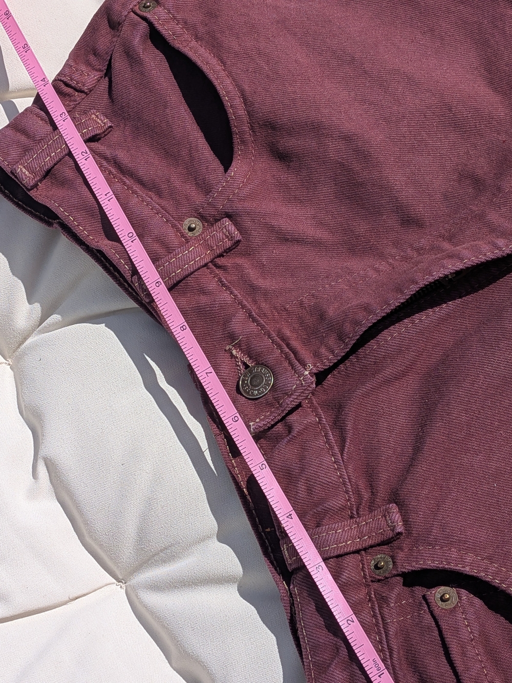Levi's Women's Plum Cutoff Jean Shorts - Picture 4 of 9